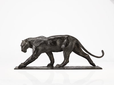 Panther walking, rear leg raised, c.1904 by Rembrandt Bugatti