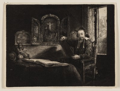 Abraham Francen, Apothecary by Rembrandt Harmensz. van Rijn