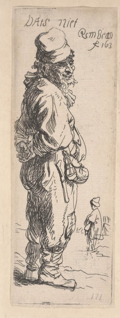 Beggar Answering by Rembrandt van Rijn