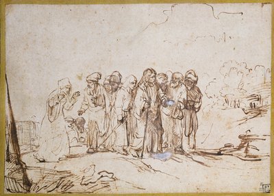 Christ and the Canaanite Woman by Rembrandt van Rijn
