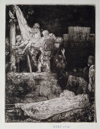 Drawing Deposition by Rembrandt by Rembrandt van Rijn