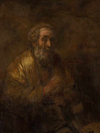 Homer Dictating to a Clerk by Rembrandt van Rijn