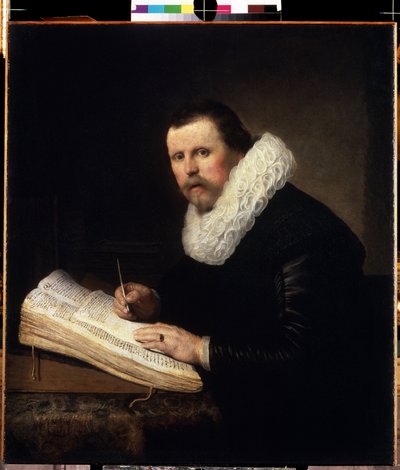Portrait of a Scholar by Rembrandt Harmensz. van Rijn