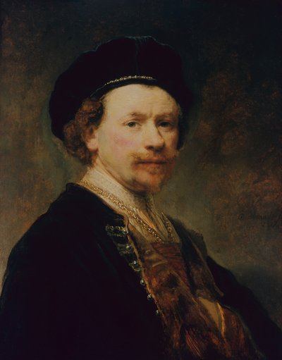 Self Portrait by Rembrandt Harmensz. van Rijn