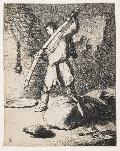 The Beheading of John the Baptist by Rembrandt Harmensz. van Rijn