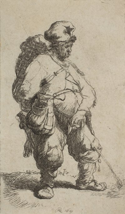 A Man Making Water, 1630 by Rembrandt van Rijn