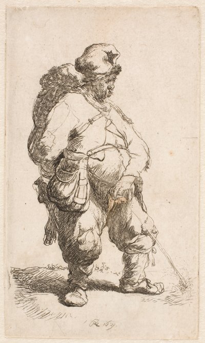 A Man Making Water by Rembrandt van Rijn