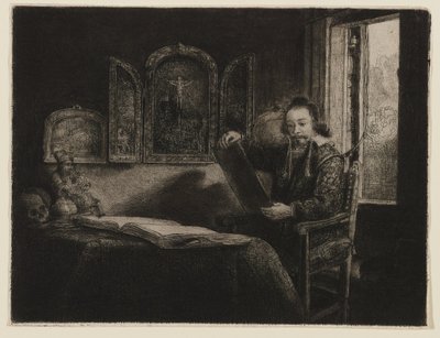 Abraham Francen by Rembrandt van Rijn