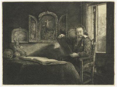 Abraham Francen, Apothecary by Rembrandt van Rijn