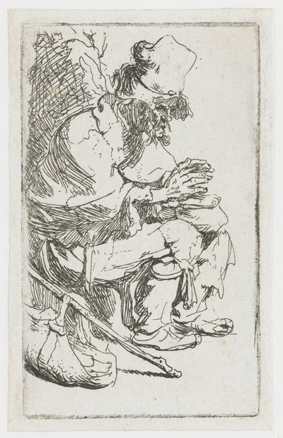 Beggar Warming his Hands by Rembrandt van Rijn