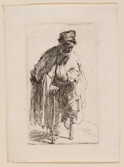 Beggar with a Wooden Leg by Rembrandt van Rijn