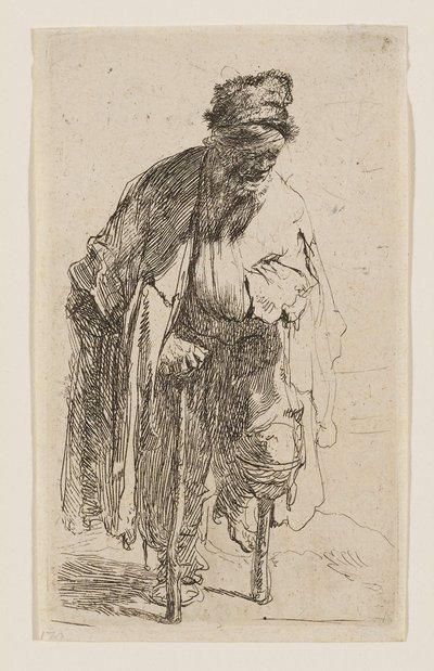 Beggar with a Wooden Leg by Rembrandt van Rijn