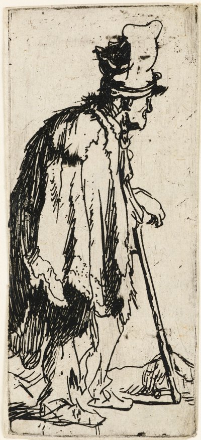 Beggar with a crippled hand by Rembrandt van Rijn