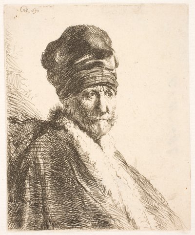 Bust of a Man (Rembrandt