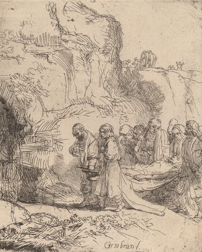 Christ Carried to the Tomb, c. 1645 by Rembrandt van Rijn