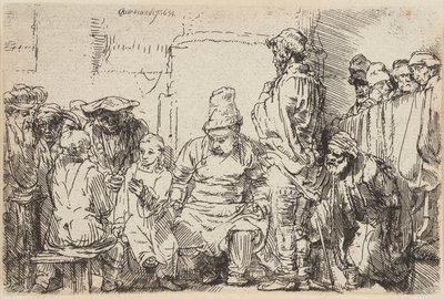 Christ Disputing with the Doctors by Rembrandt van Rijn