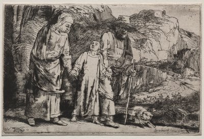 Christ Returning from the Temple with His Parents by Rembrandt van Rijn