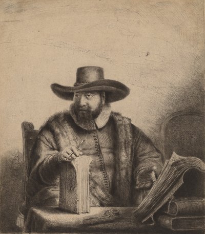 Cornelis Claesz Anslo by Rembrandt van Rijn