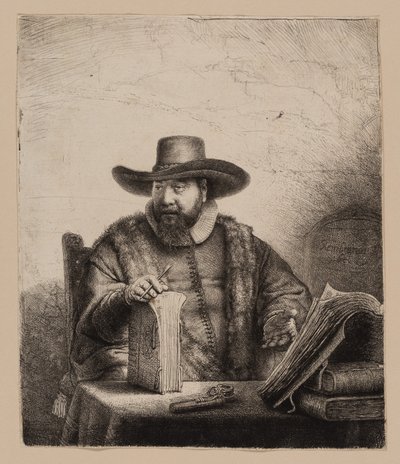 Cornelis Claesz. Anslo, Preacher by Rembrandt van Rijn