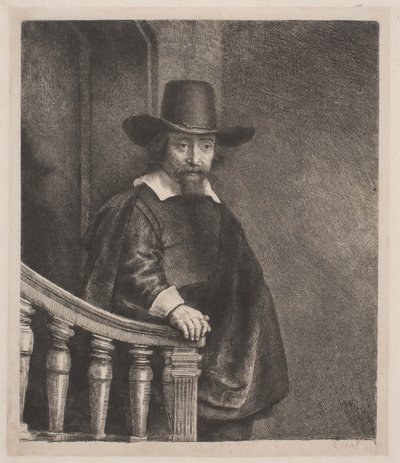 Ephraim Bonus, Jewish Physician by Rembrandt van Rijn