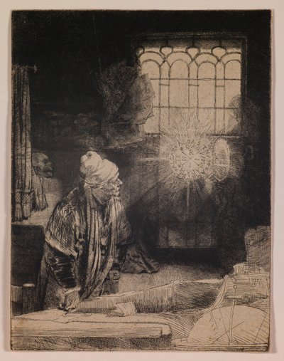 Faust (The Scholar in His Study) by Rembrandt van Rijn