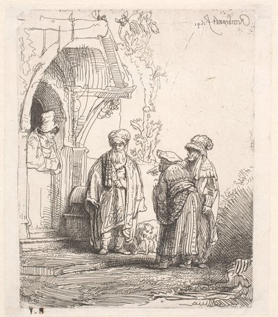 Jacob and Laban by Rembrandt van Rijn