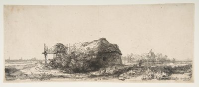 Landscape with a Cottage and a Haybarn by Rembrandt van Rijn