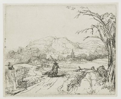 Landscape with Shepherd and Dogs (