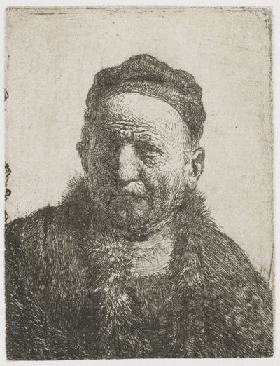 Man Wearing a Close Cap: Bust (the Artist