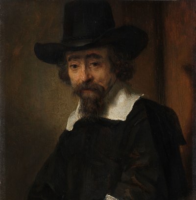 Portrait of Ephraim Bueno by Rembrandt van Rijn