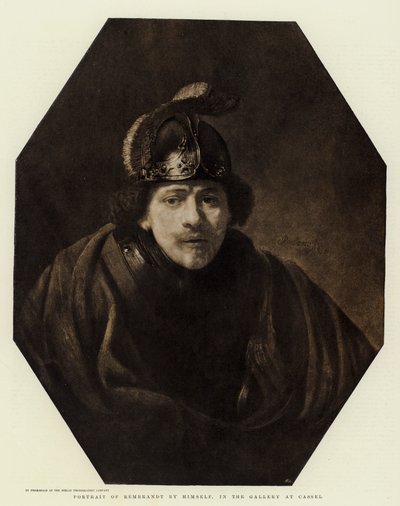 Portrait of Rembrandt by himself, in the Gallery at Cassel by Rembrandt van Rijn