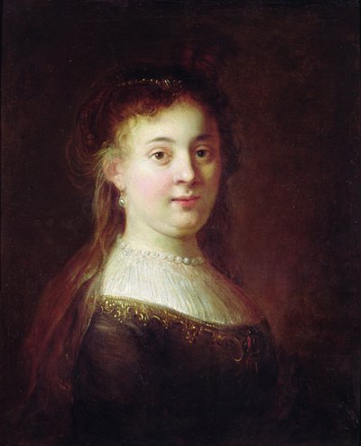 Portrait of Saskia van Uylenburch, c.1633 by Rembrandt van Rijn