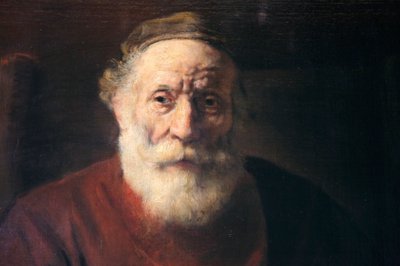 Portrait of an Old Man in Red, 17th century by Rembrandt van Rijn