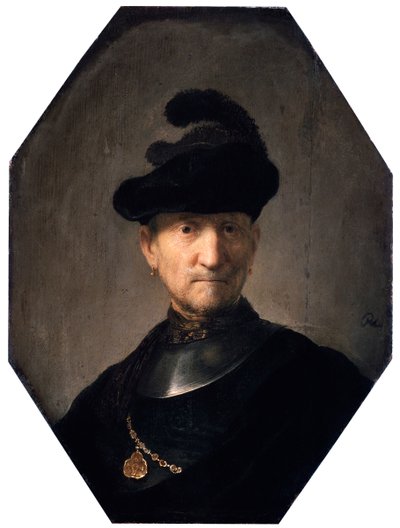 Portrait of an Old Warrior, c1629-1630 by Rembrandt van Rijn