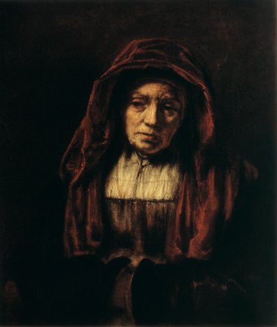 Portrait of an Old Woman by Rembrandt van Rijn