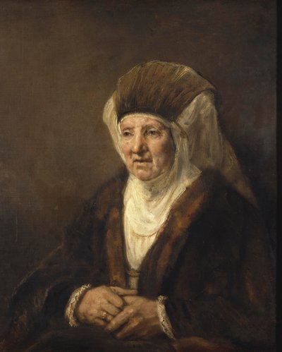 Portrait of an Old Woman by Rembrandt van Rijn