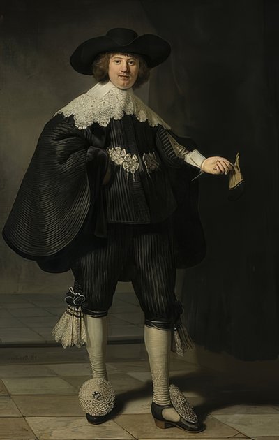Portrait of Marten Soolmans by Rembrandt van Rijn
