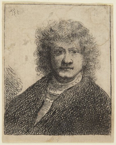 Rembrandt with Broad Nose by Rembrandt van Rijn