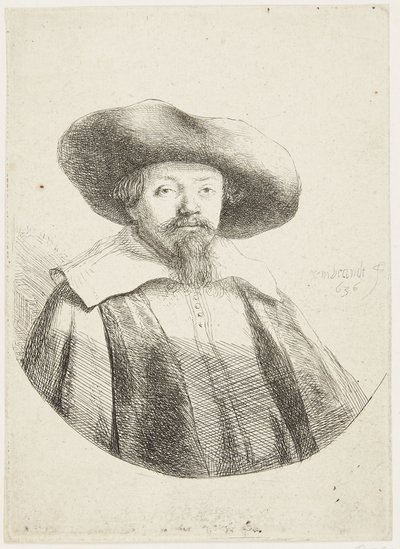 Samuel Manasseh Ben Israel by Rembrandt van Rijn