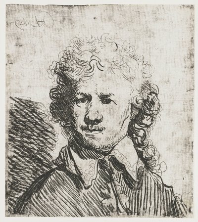 Self-portrait, Bare-headed by Rembrandt van Rijn