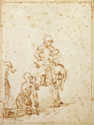 St. Martin and the Beggar by Rembrandt van Rijn