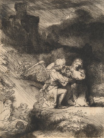 The Agony in the garden, c.1657 by Rembrandt van Rijn