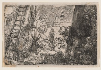 The Circumcision in the Stable by Rembrandt van Rijn