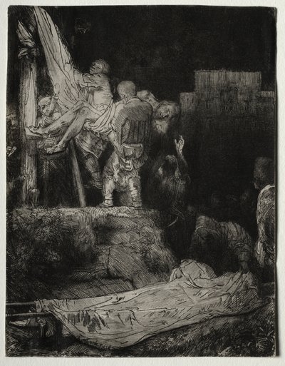 The Descent from the Cross by Torchlight by Rembrandt van Rijn