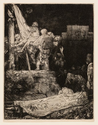 The Descent from the Cross by Torchlight by Rembrandt van Rijn