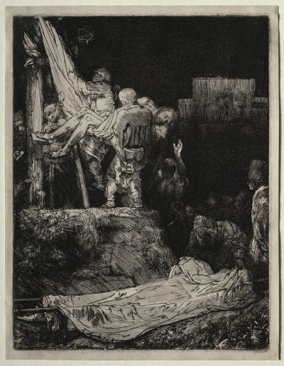 The Descent from the Cross by Torchlight by Rembrandt van Rijn