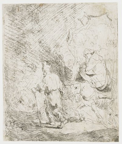 The Flight into Egypt by Rembrandt van Rijn