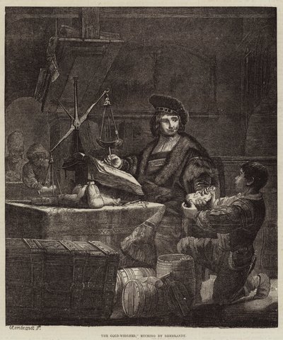 The Gold-Weigher by Rembrandt van Rijn
