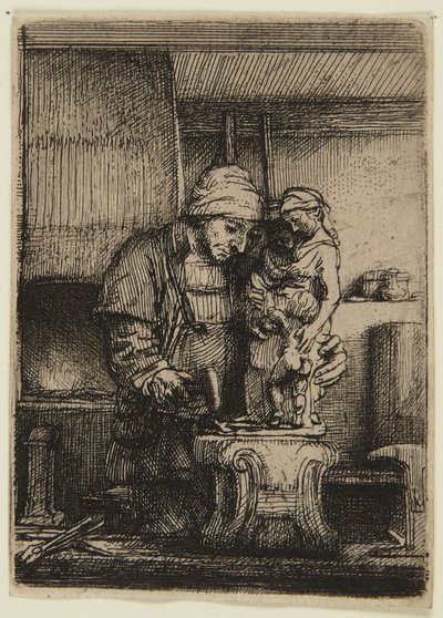 The Goldsmith by Rembrandt van Rijn