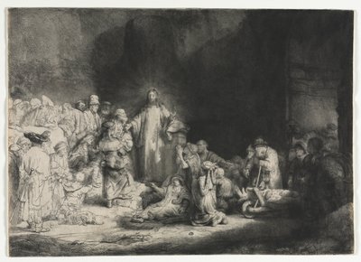 The Hundred Guilder Print by Rembrandt van Rijn